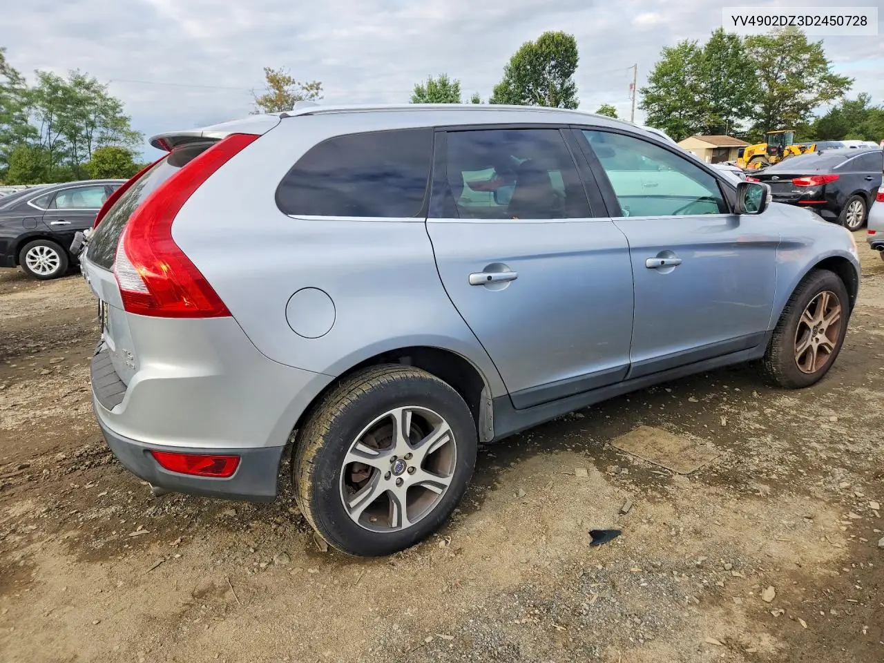 2013 VOLVO XC60 VIN YV4902DZ3D2450728 — фото 3