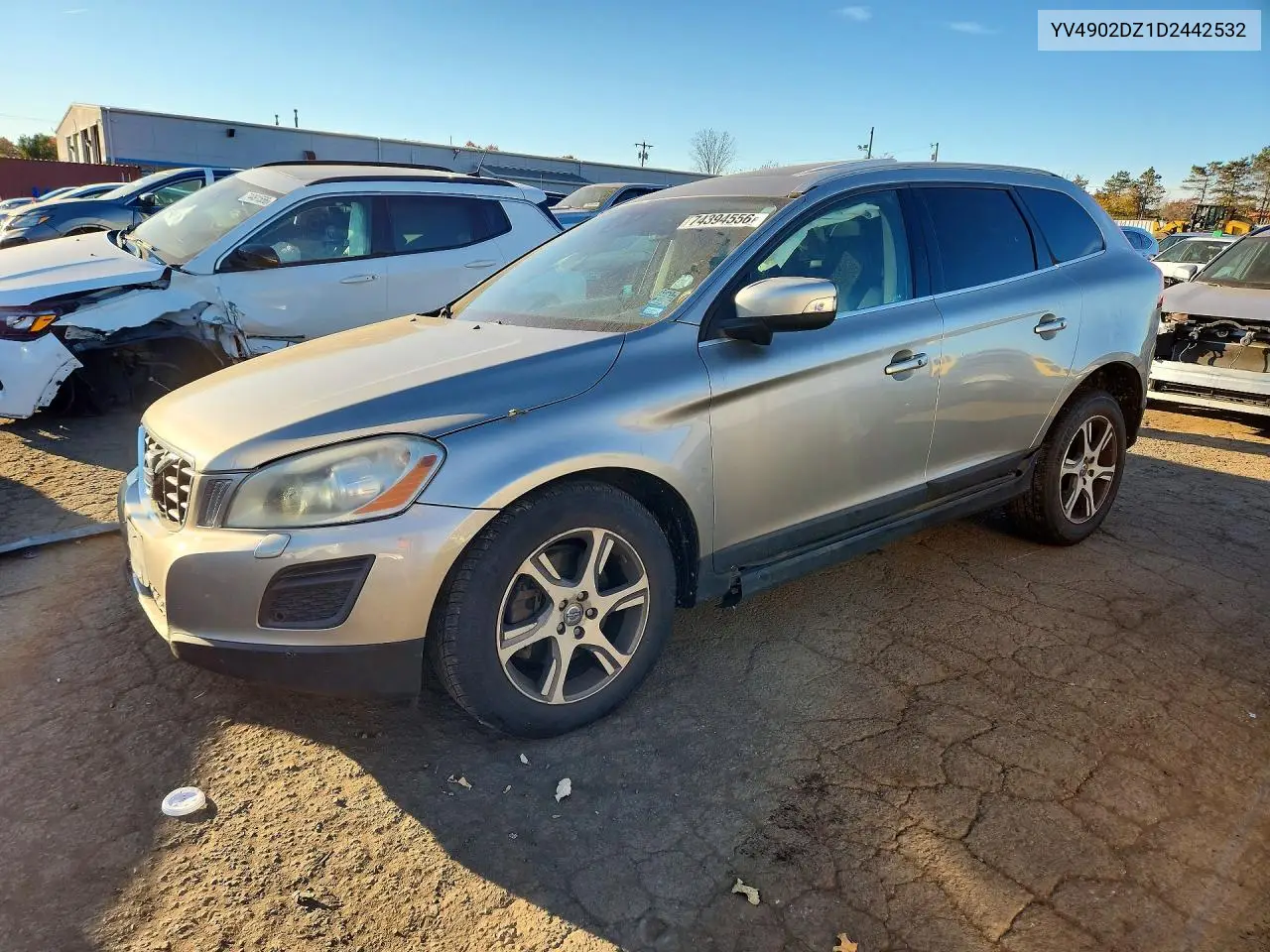 VOLVO XC60 2013, VIN YV4902DZ1D2442532