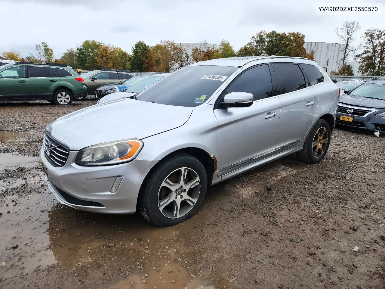 VOLVO XC60 2014, VIN YV4902DZXE2550570