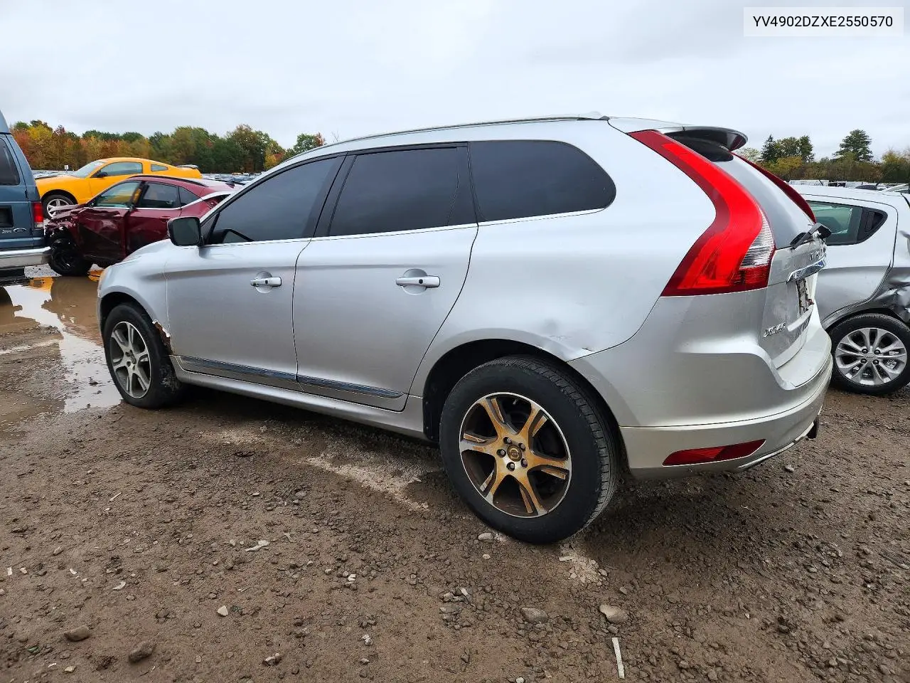 2014 VOLVO XC60 VIN YV4902DZXE2550570 — фото 2