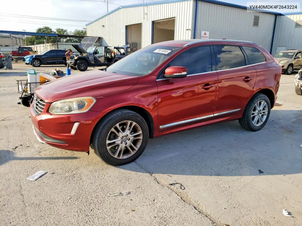 VOLVO XC60 2015, VIN YV440MDK4F2643224