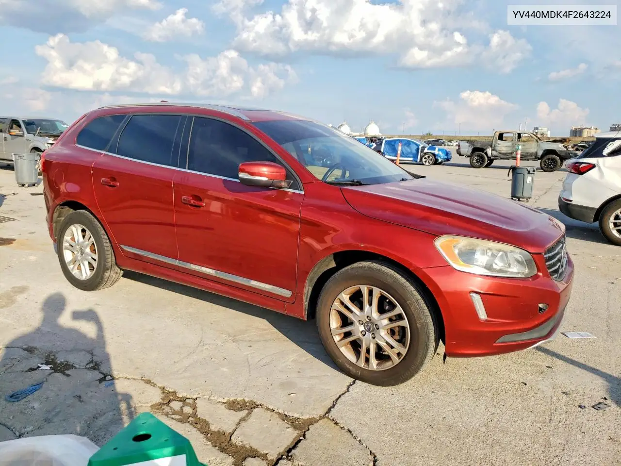 2015 VOLVO XC60 VIN YV440MDK4F2643224 — фото 4