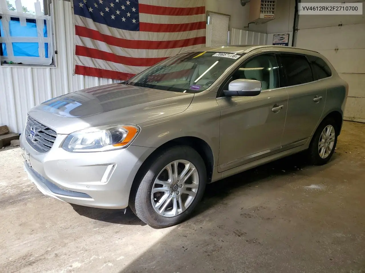VOLVO XC60 2015, VIN YV4612RK2F2710700