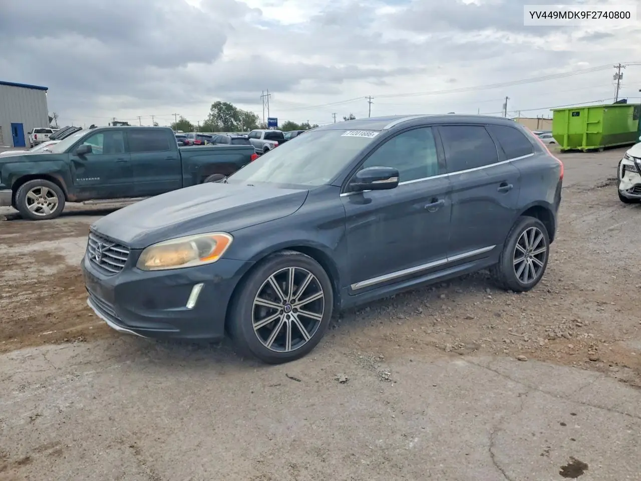 VOLVO XC60 2015, VIN YV449MDK9F2740800