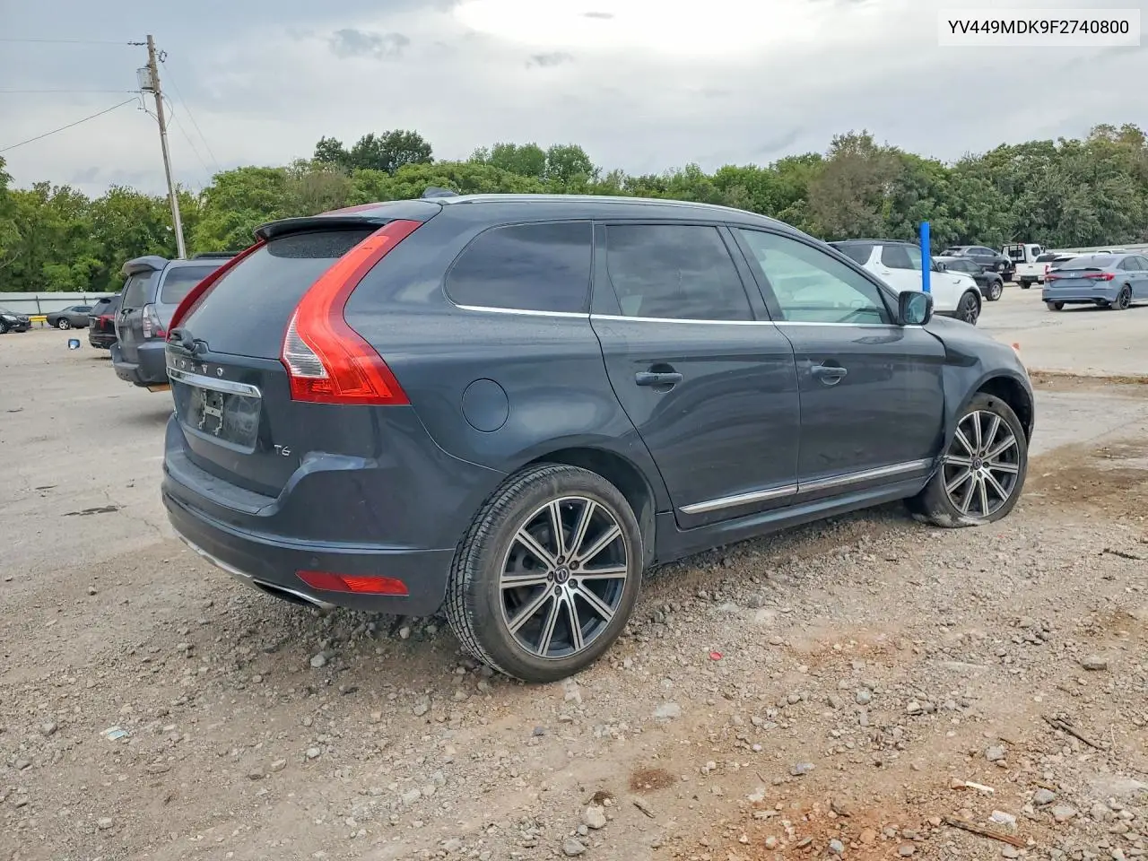 2015 VOLVO XC60 VIN YV449MDK9F2740800 — фото 3