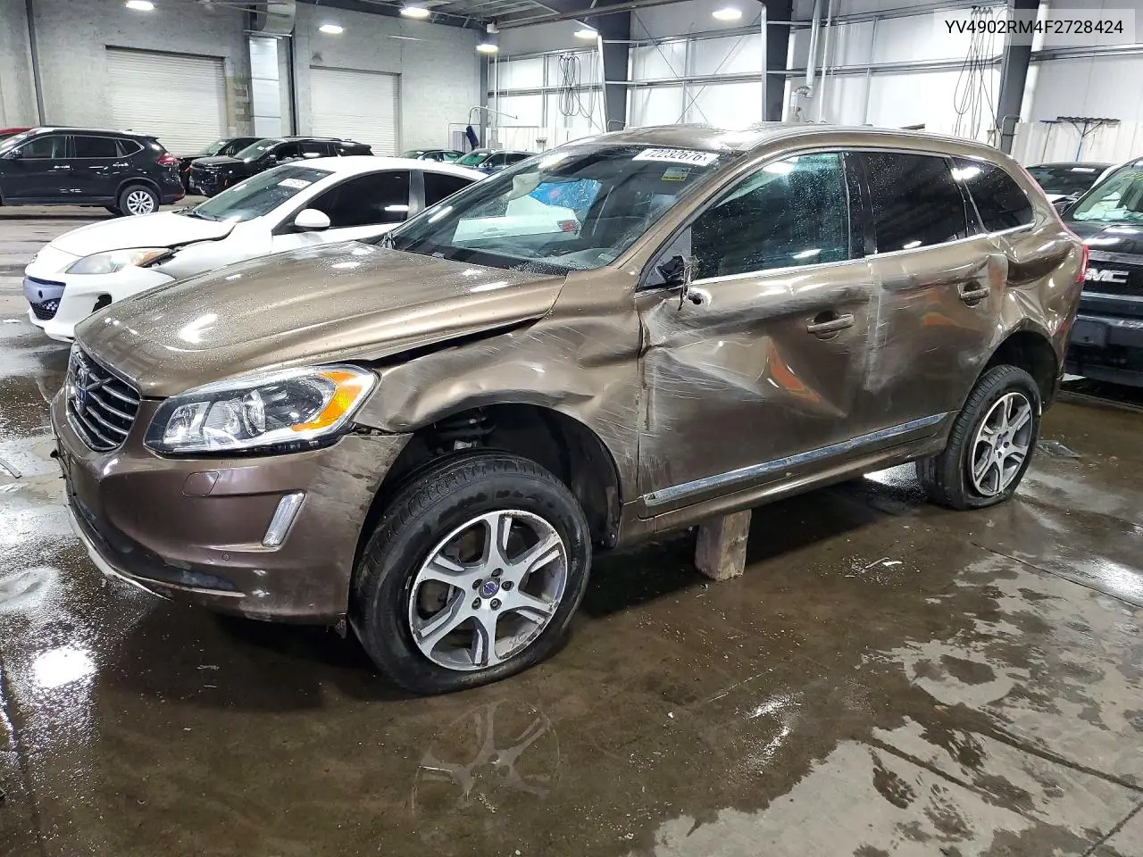 VOLVO XC60 2016, VIN YV4612RK5G2784856