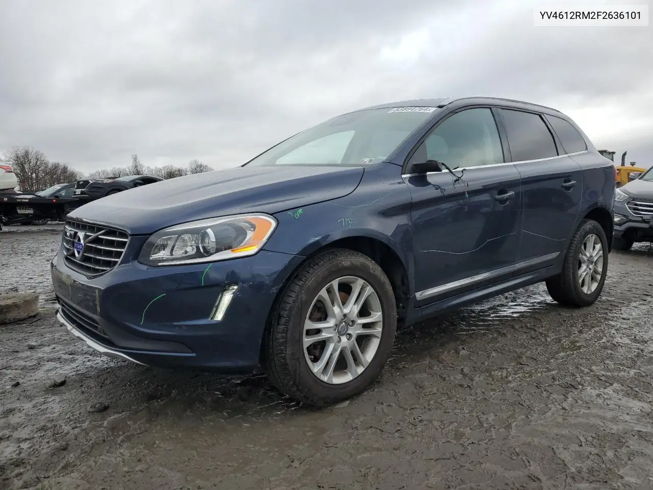 VOLVO XC60 2015, VIN YV4612RM2F2636101