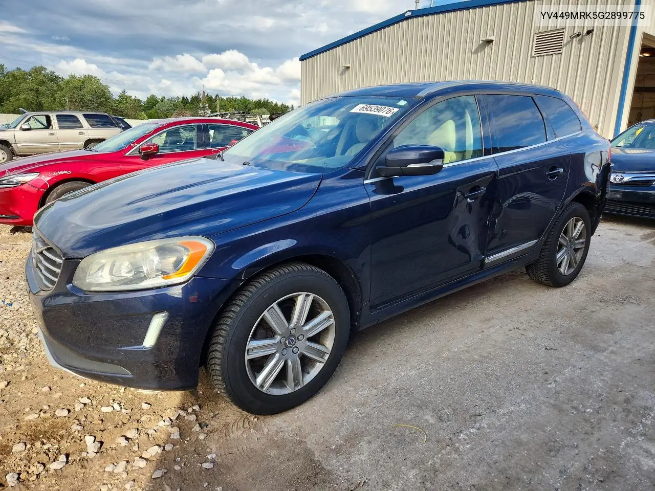 VOLVO XC60 2016, VIN YV449MRK5G2899775