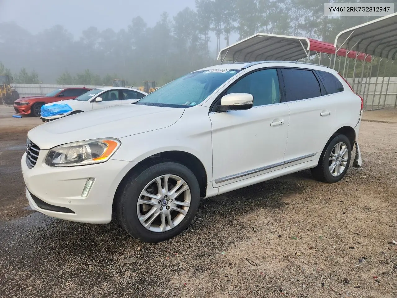 VOLVO XC60 2016, VIN YV4612RK7G2812947
