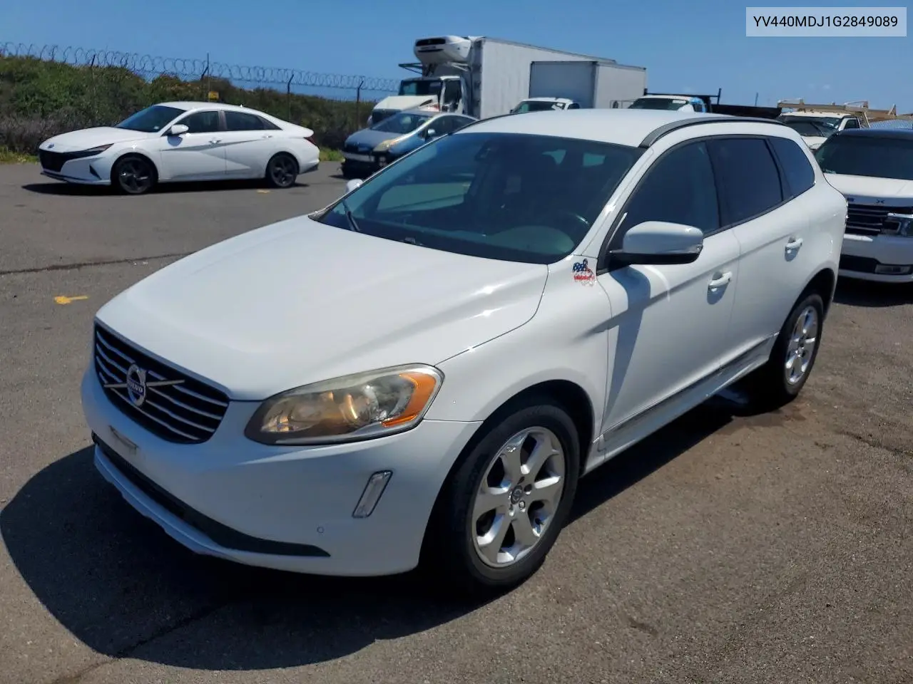 VOLVO XC60 2016, VIN YV440MDJ1G2849089