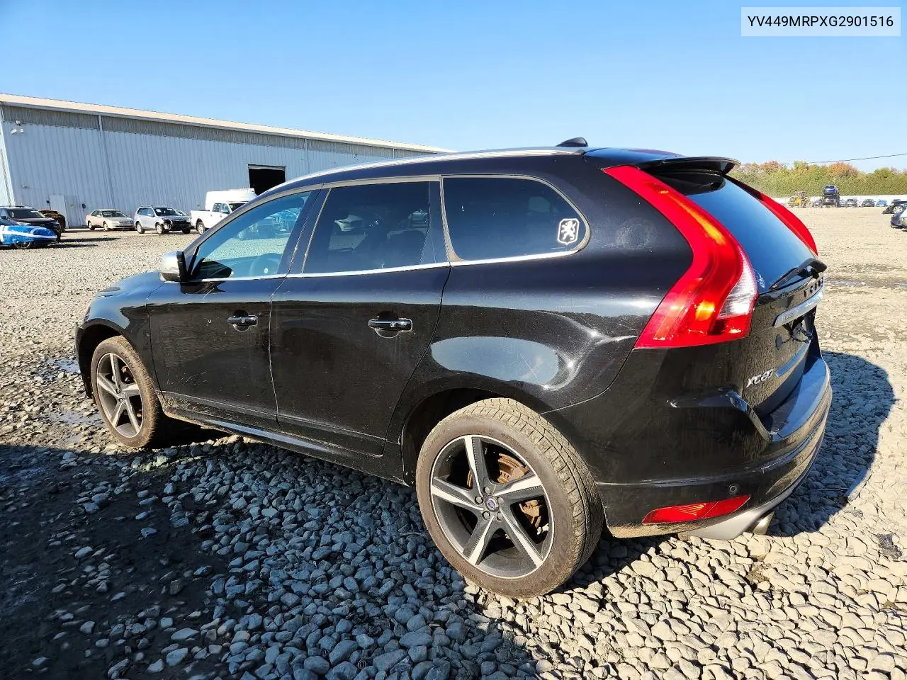 2016 VOLVO XC60 VIN YV449MRPXG2901516 — фото 2