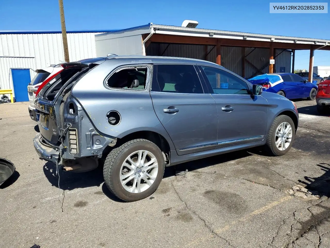 2016 VOLVO XC60 VIN YV4612RK2G2852353 — фото 3