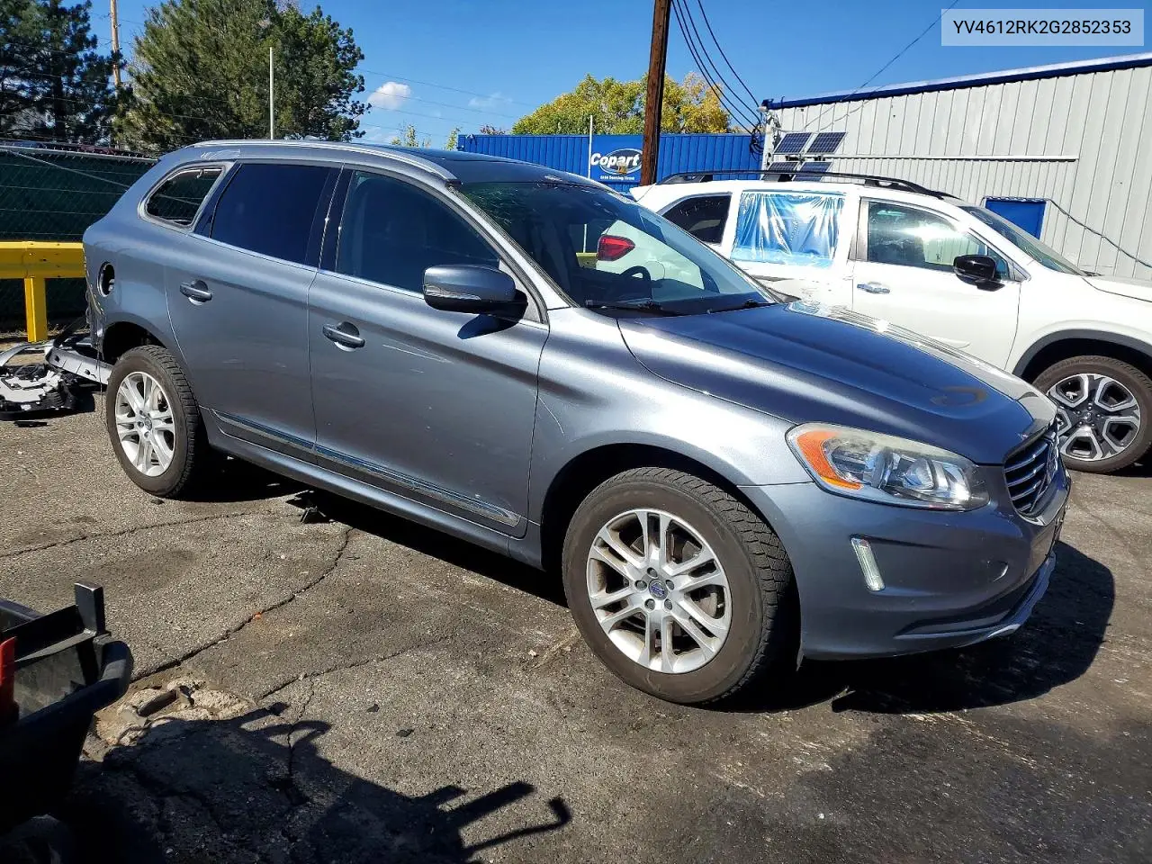 2016 VOLVO XC60 VIN YV4612RK2G2852353 — фото 4