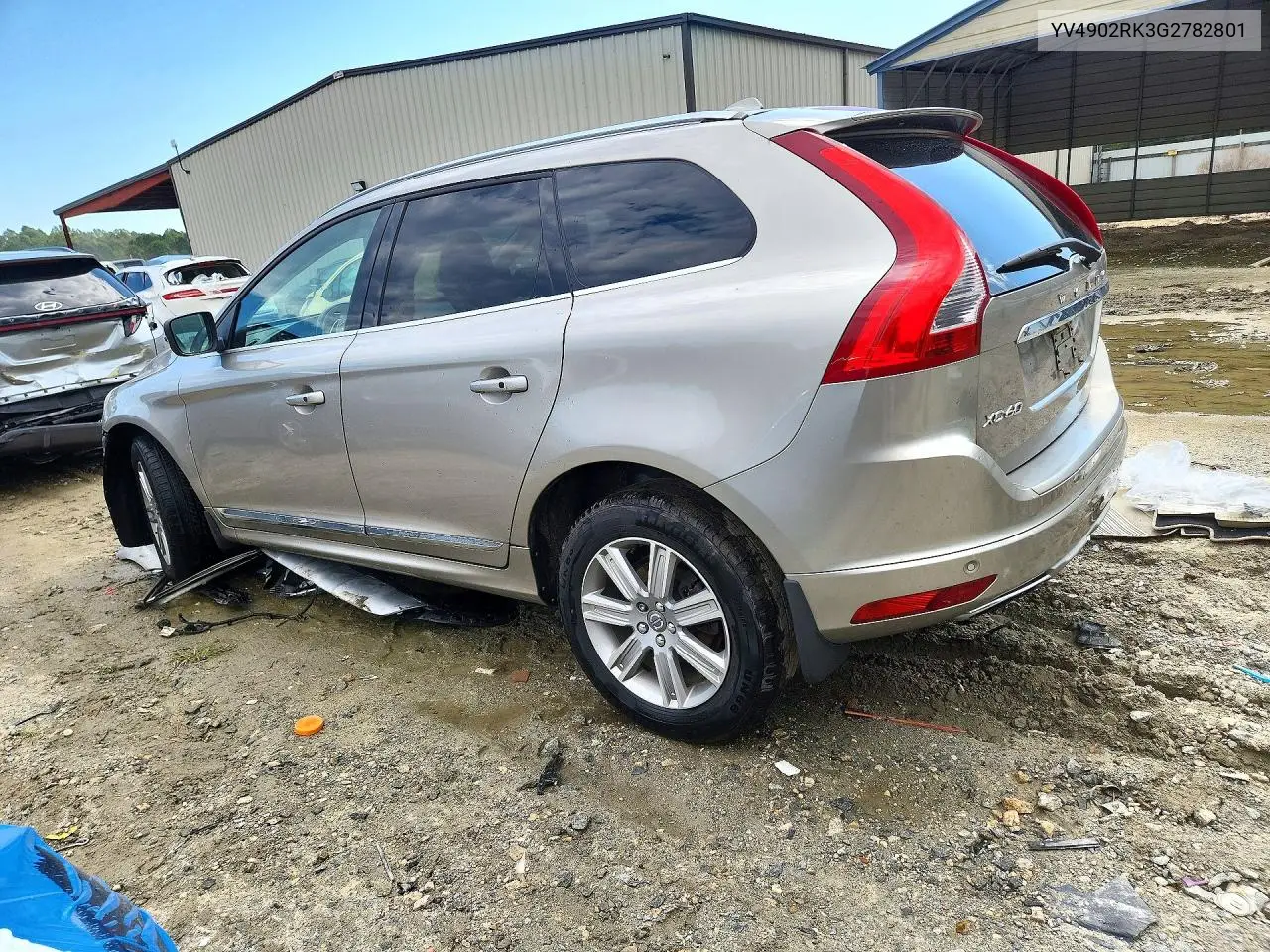 2016 VOLVO XC60 VIN YV4902RK3G2782801 — фото 2