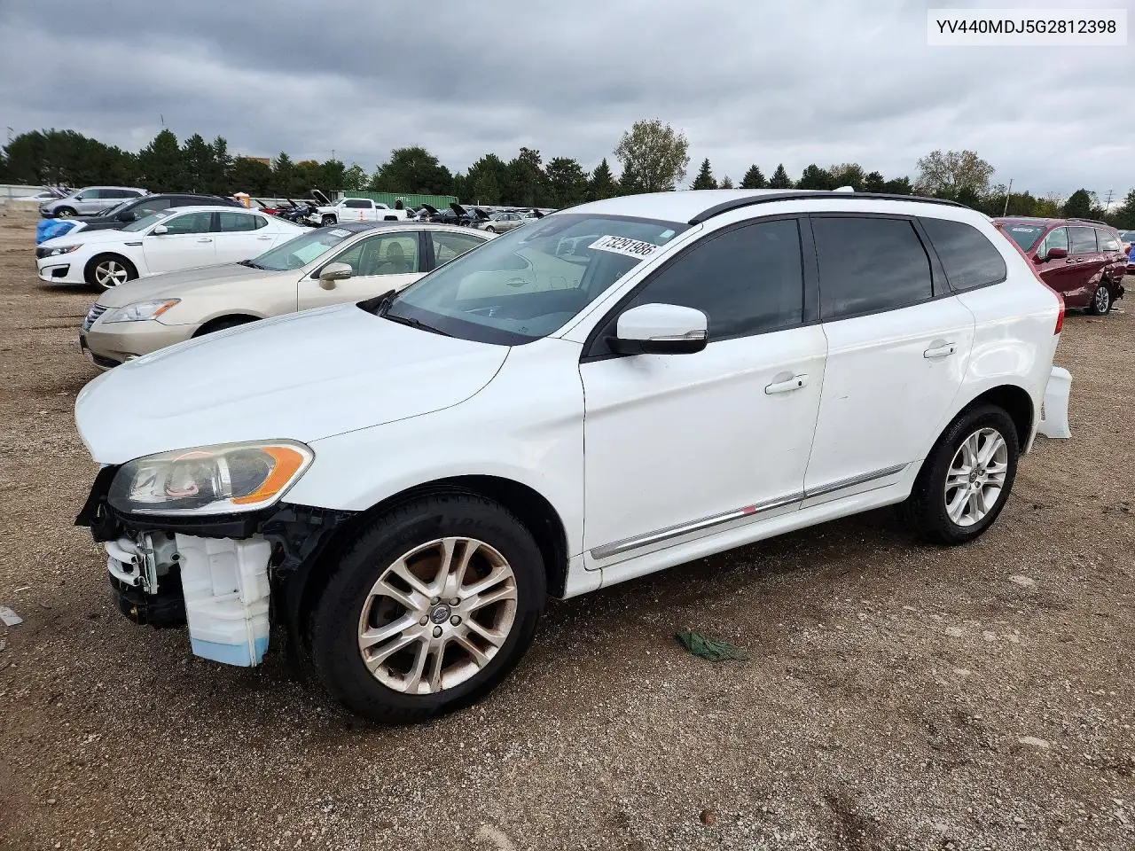 VOLVO XC60 2016, VIN YV440MDJ5G2812398