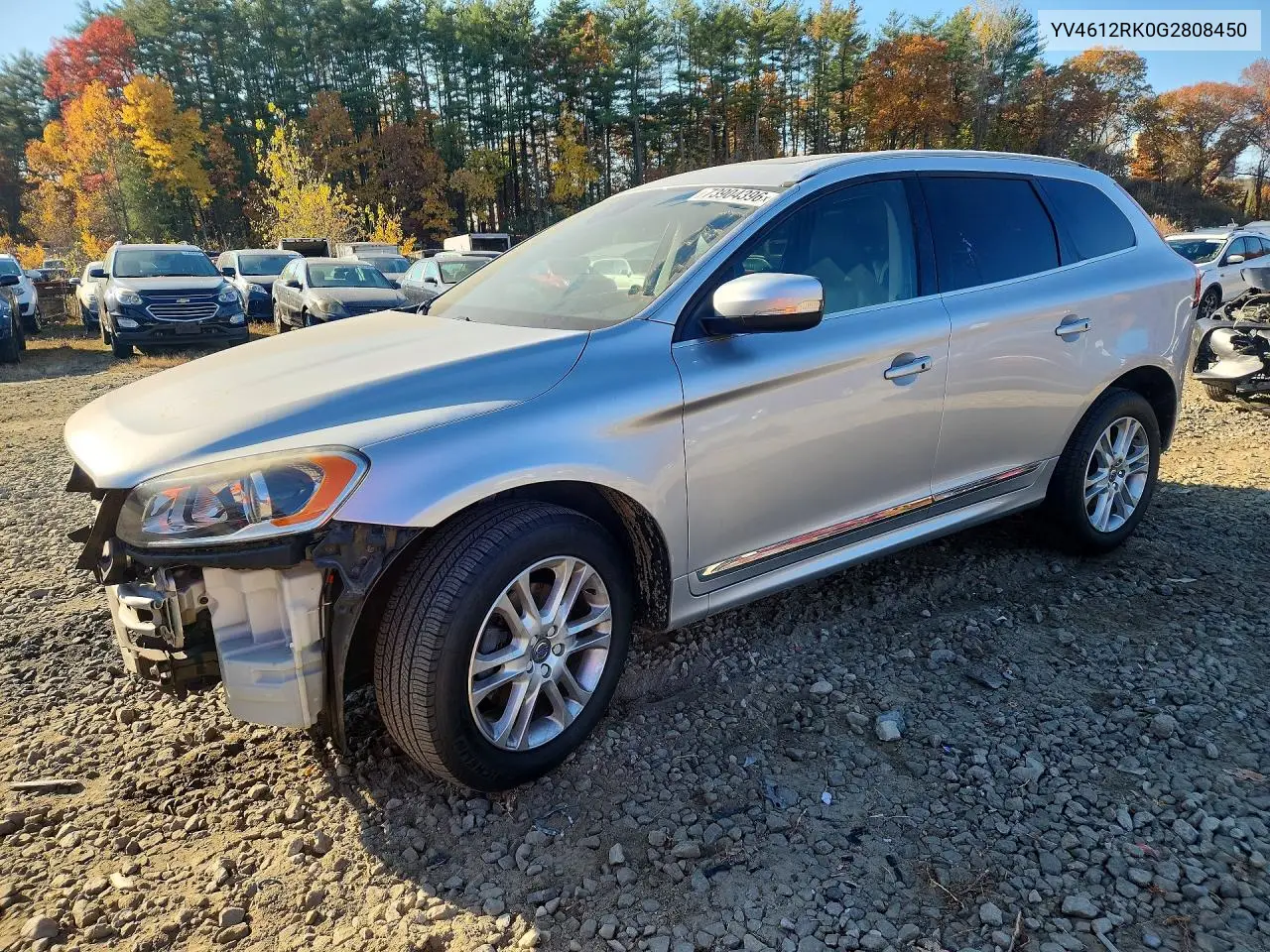 VOLVO XC60 2016, VIN YV4612RK0G2808450
