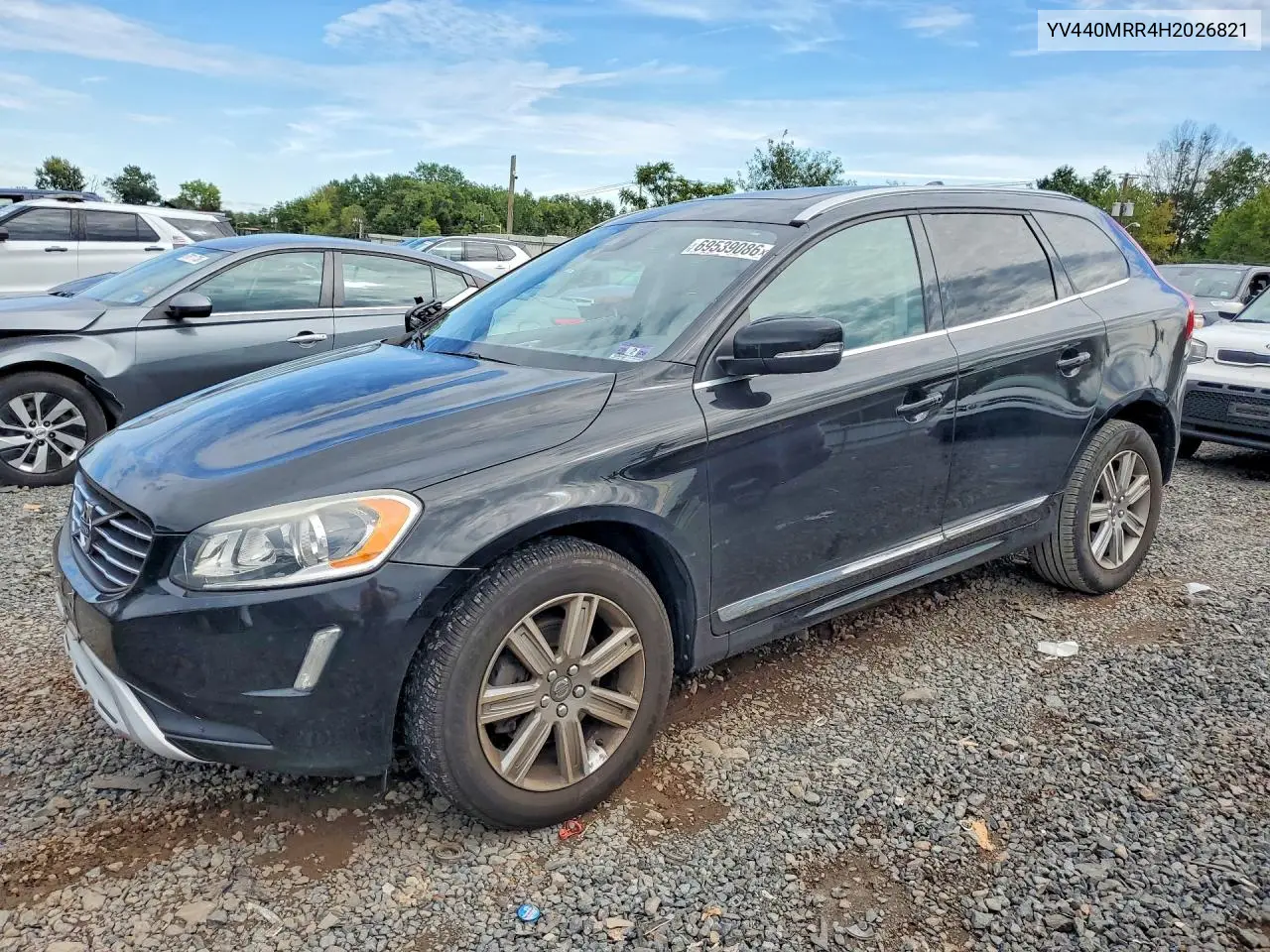 VOLVO XC60 2017, VIN YV440MRR4H2026821