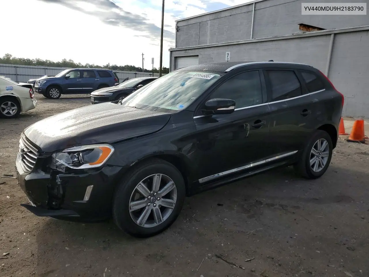 VOLVO XC60 2017, VIN YV440MDU9H2183790