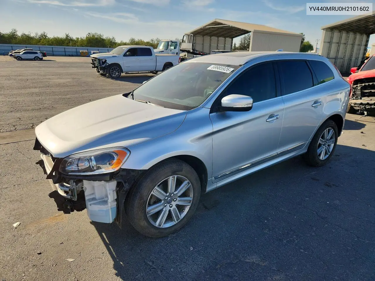 VOLVO XC60 2017, VIN YV440MRU0H2101602