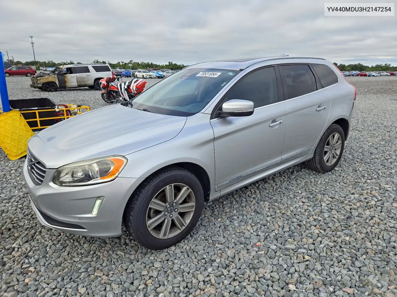 VOLVO XC60 2017, VIN YV440MDU3H2147254