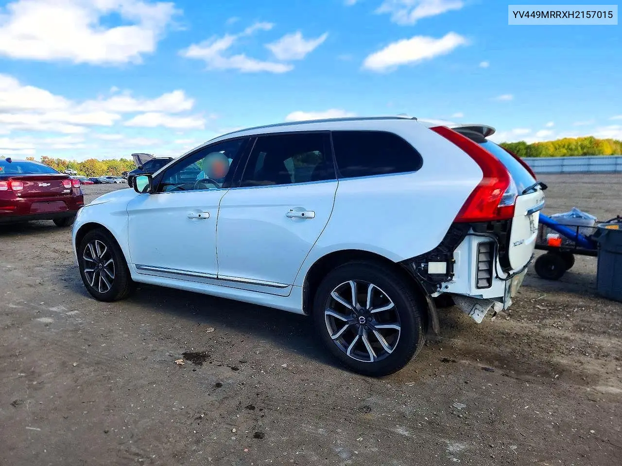 2017 VOLVO XC60 VIN YV449MRRXH2157015 — фото 2