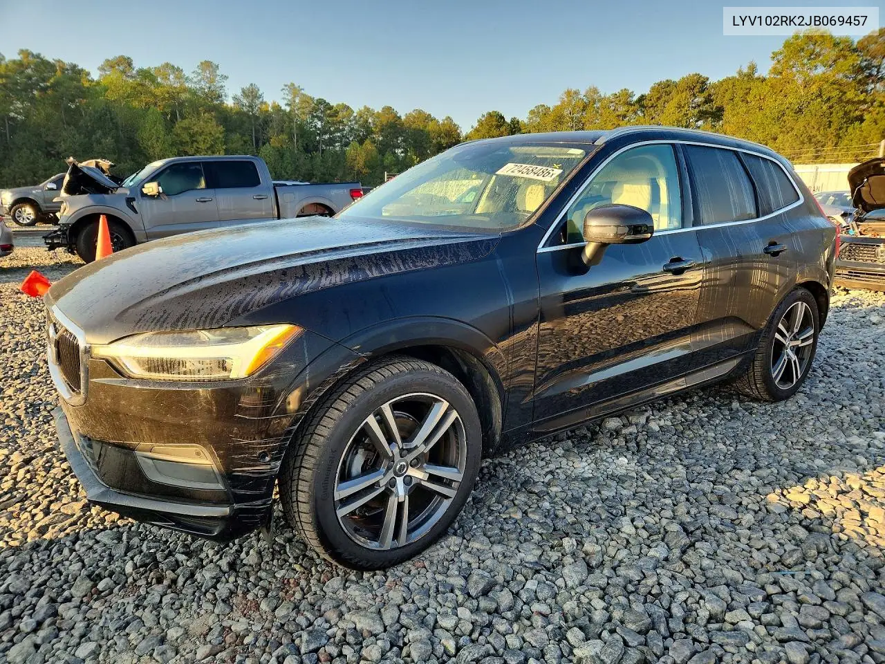 VOLVO XC60 2018, VIN LYV102RK2JB069457