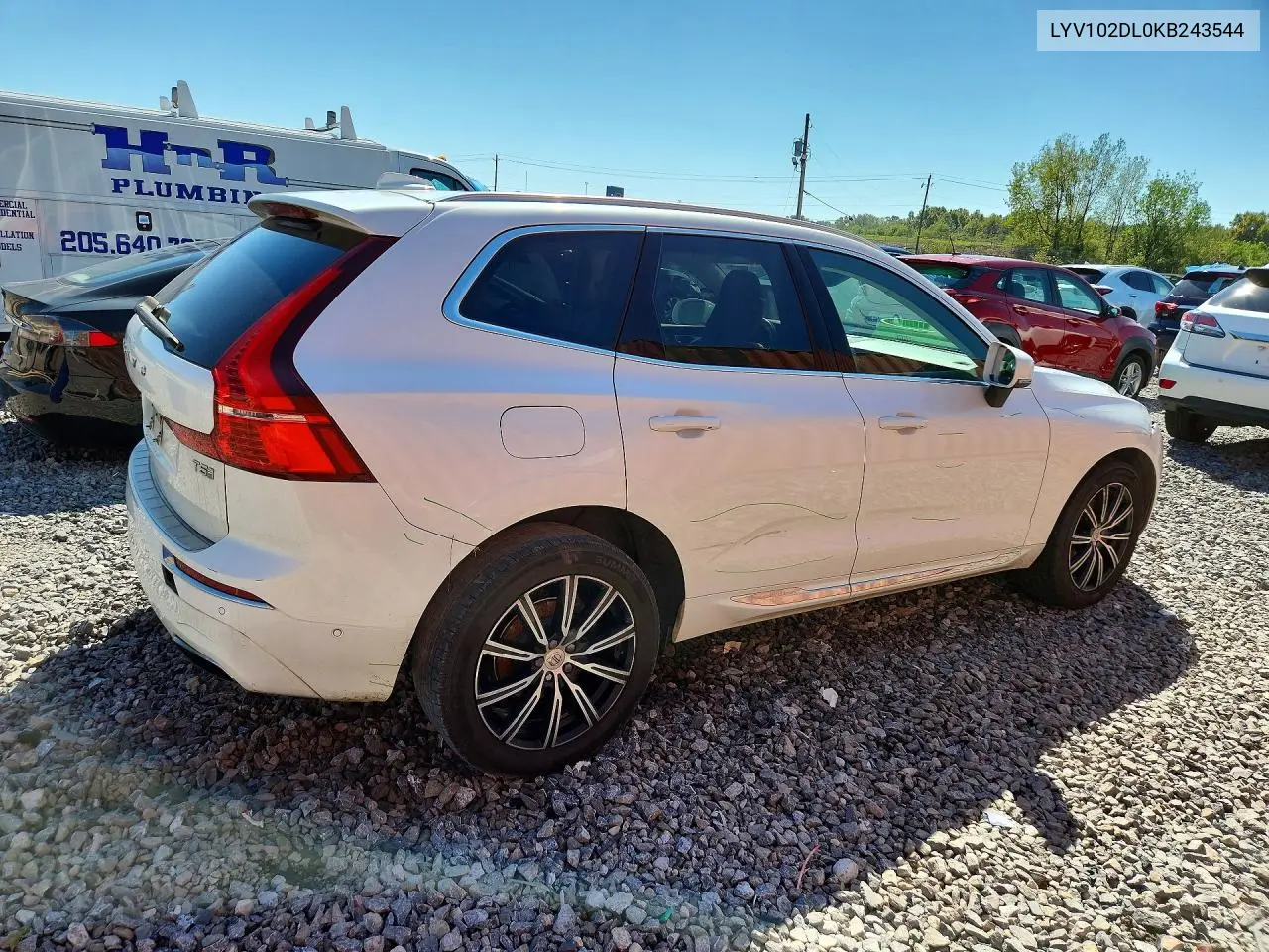 2019 VOLVO XC60 VIN LYV102DL0KB243544 — фото 3