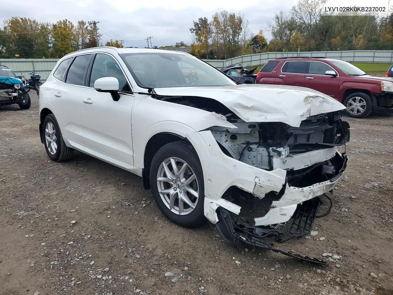 2019 VOLVO XC60 VIN LYV102RK0KB237002 — фото 4