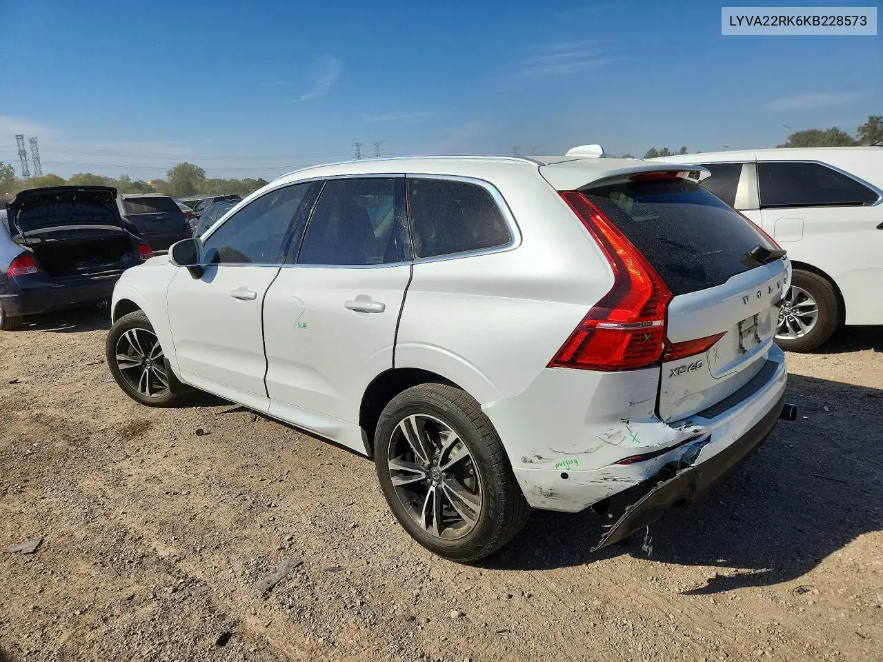 2019 VOLVO XC60 VIN LYVA22RK6KB228573 — фото 2