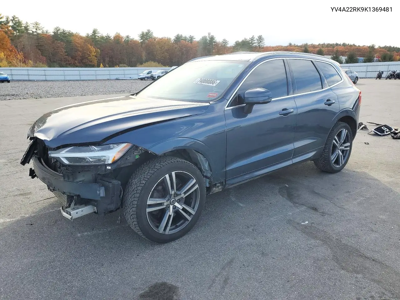 VOLVO XC60 2019, VIN YV4A22RK9K1369481