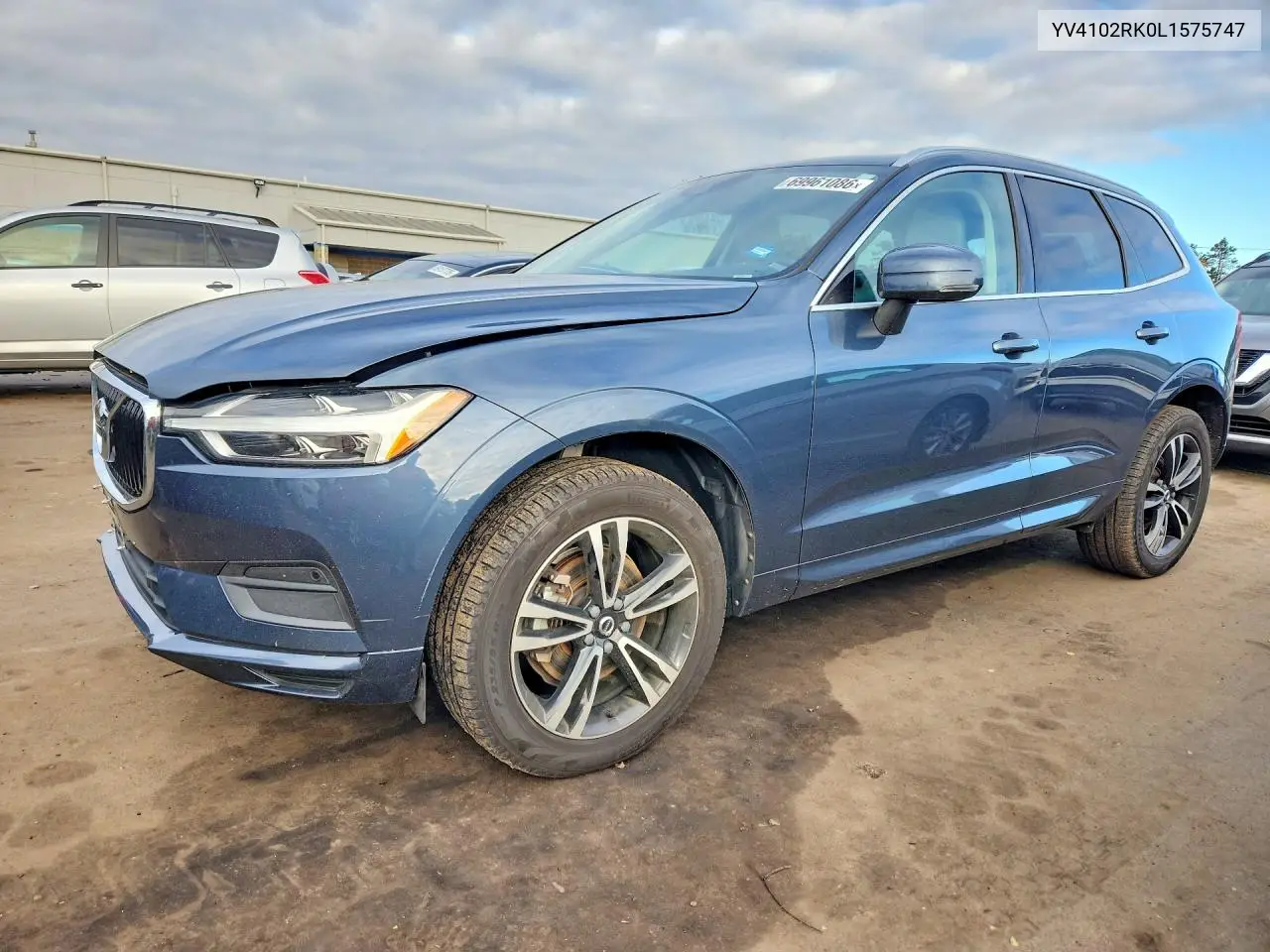 VOLVO XC60 2020, VIN YV4102RK0L1575747