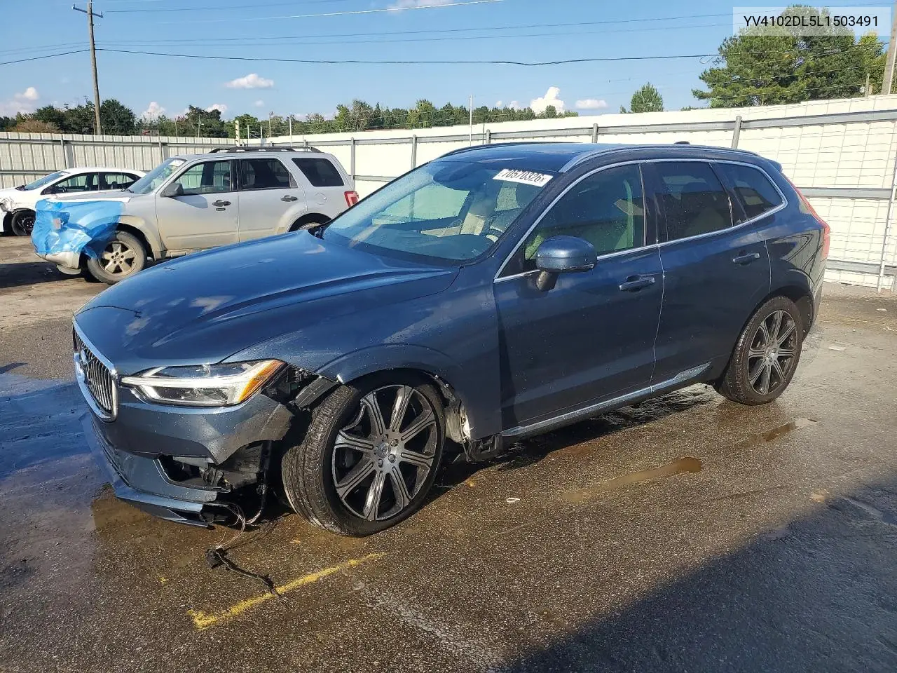 VOLVO XC60 2020, VIN YV4102DL5L1503491