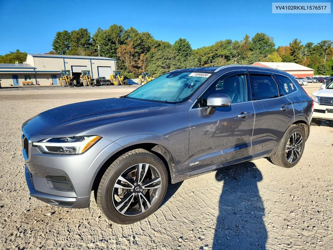 VOLVO XC60 2020, VIN YV4102RKXL1576517