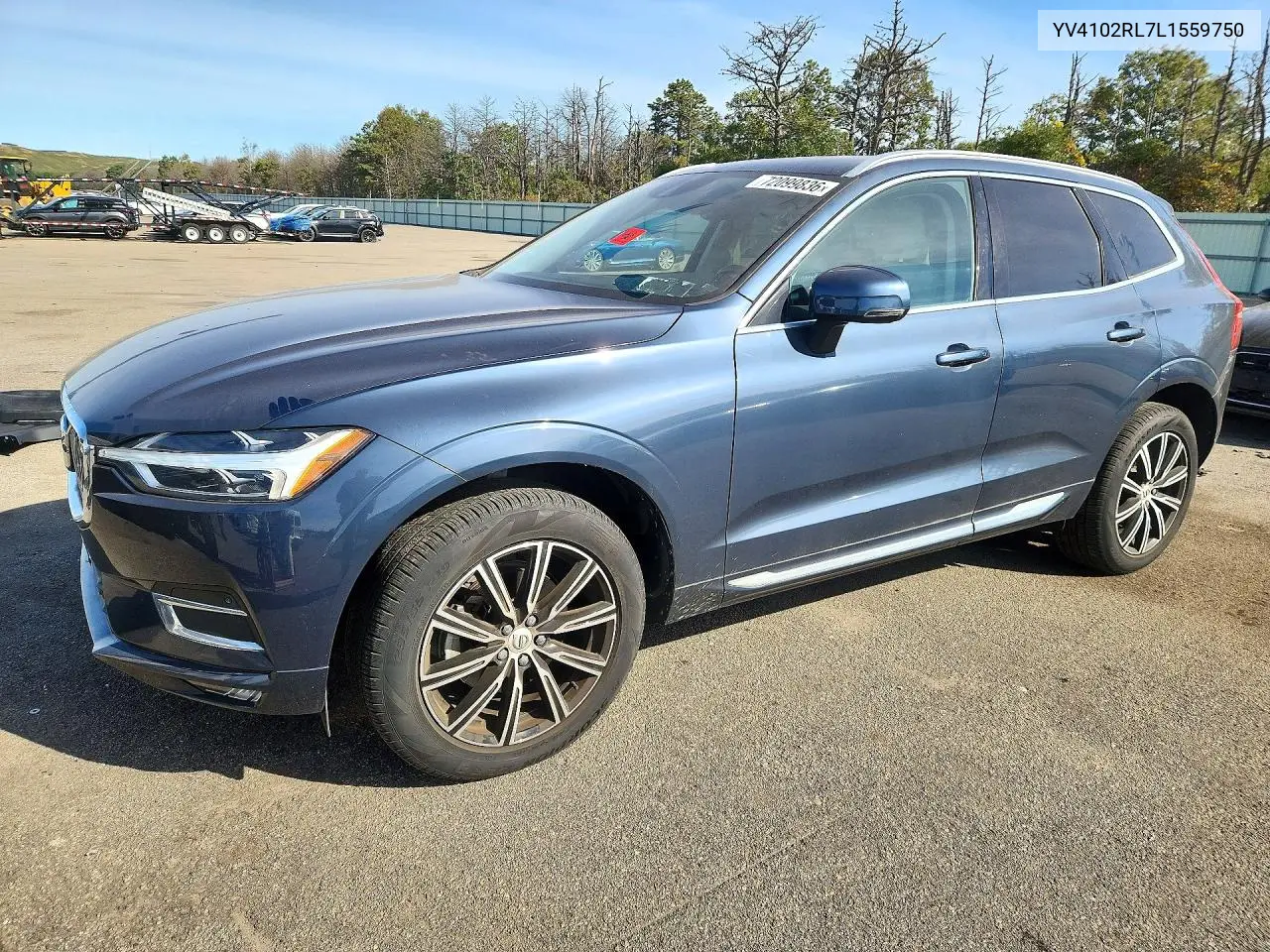 VOLVO XC60 2020, VIN YV4102RL7L1559750