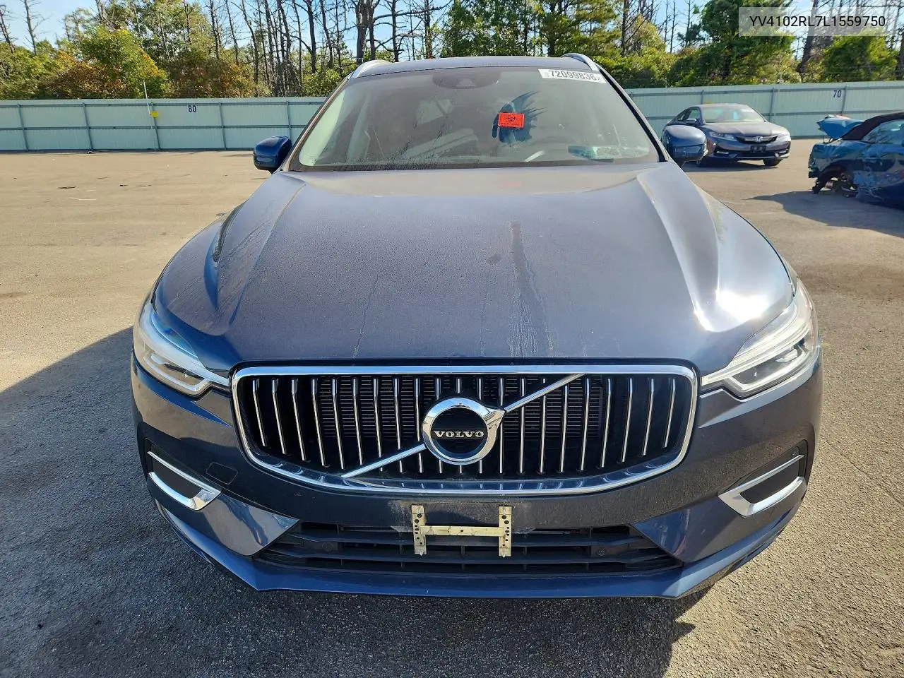 2020 VOLVO XC60 VIN YV4102RL7L1559750 — фото 5