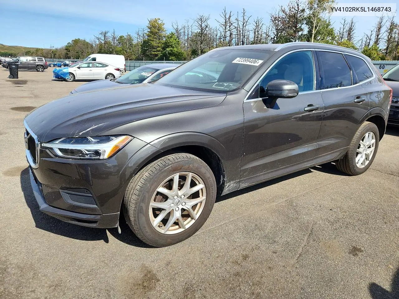 VOLVO XC60 2020, VIN YV4102RK5L1468743