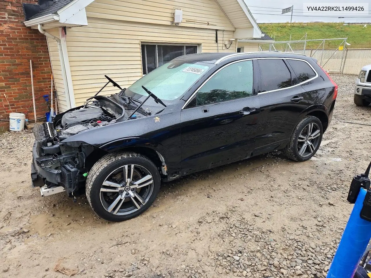 VOLVO XC60 2020, VIN YV4A22RK2L1499426