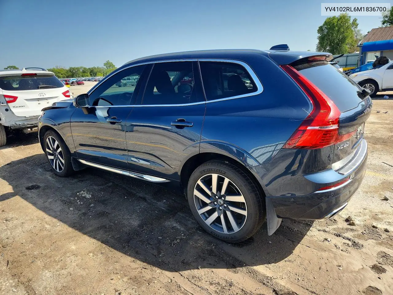 2021 VOLVO XC60 VIN YV4102RL6M1836700 — фото 2