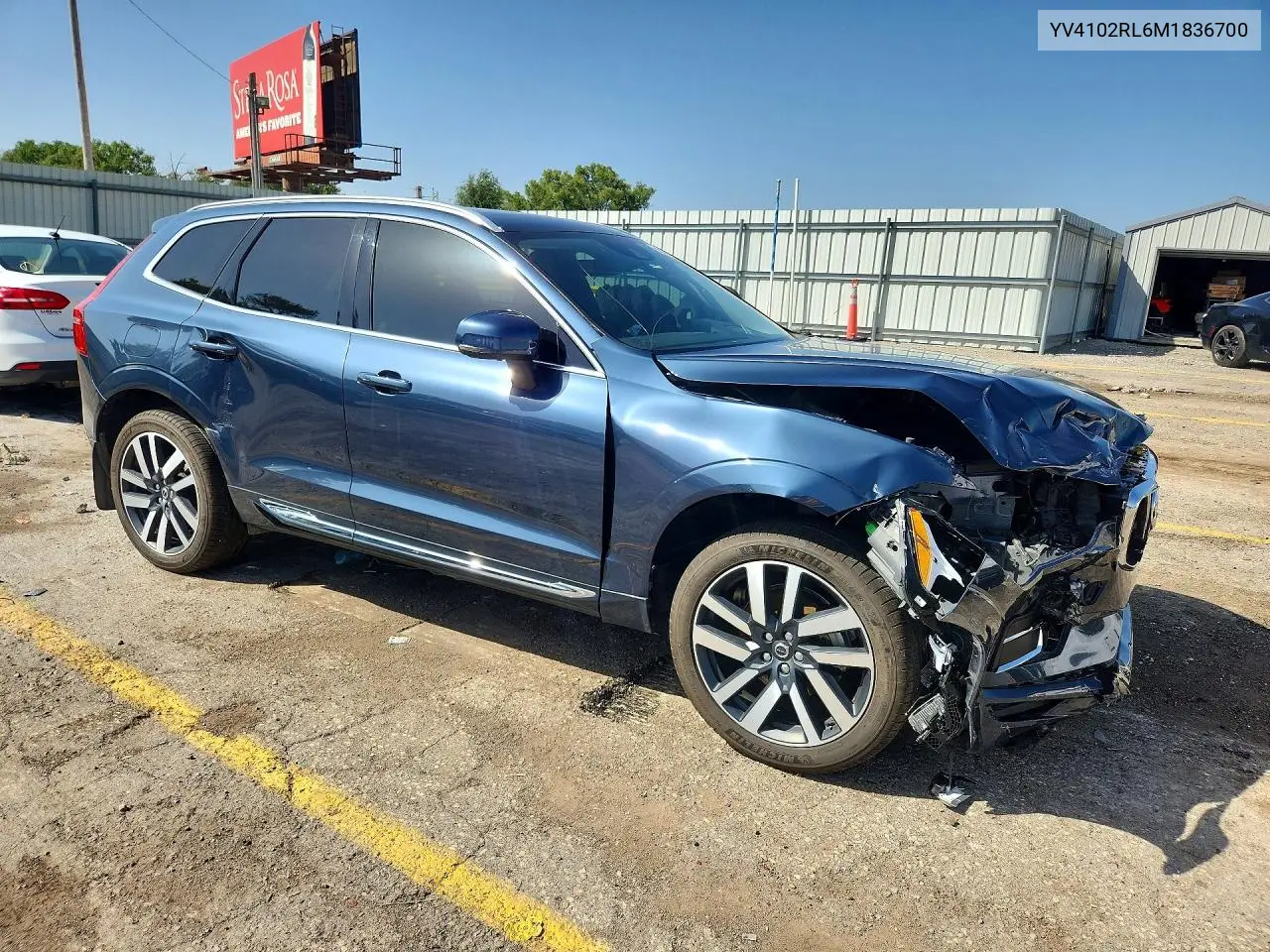 2021 VOLVO XC60 VIN YV4102RL6M1836700 — фото 4