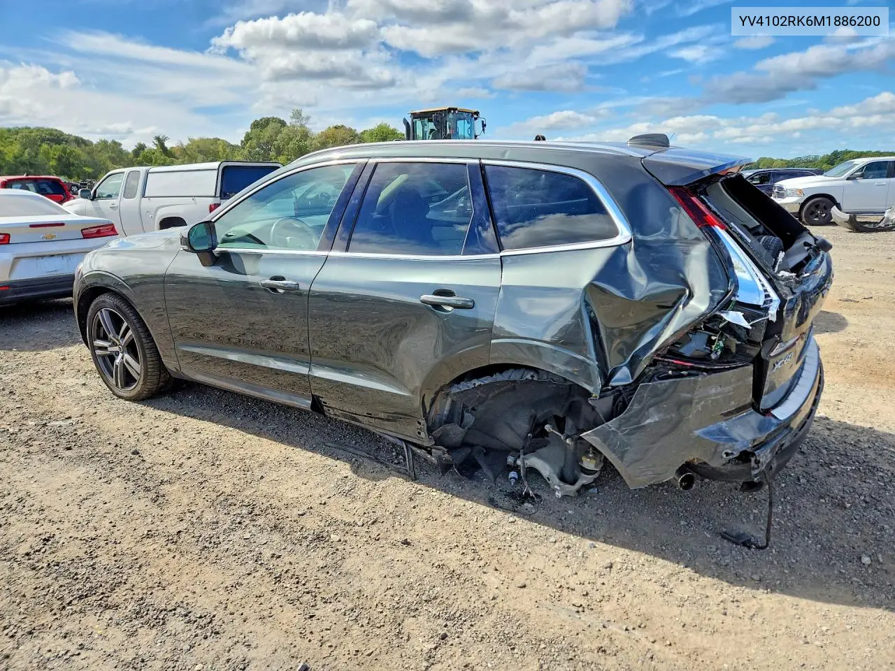 2021 VOLVO XC60 VIN YV4102RK6M1886200 — фото 2