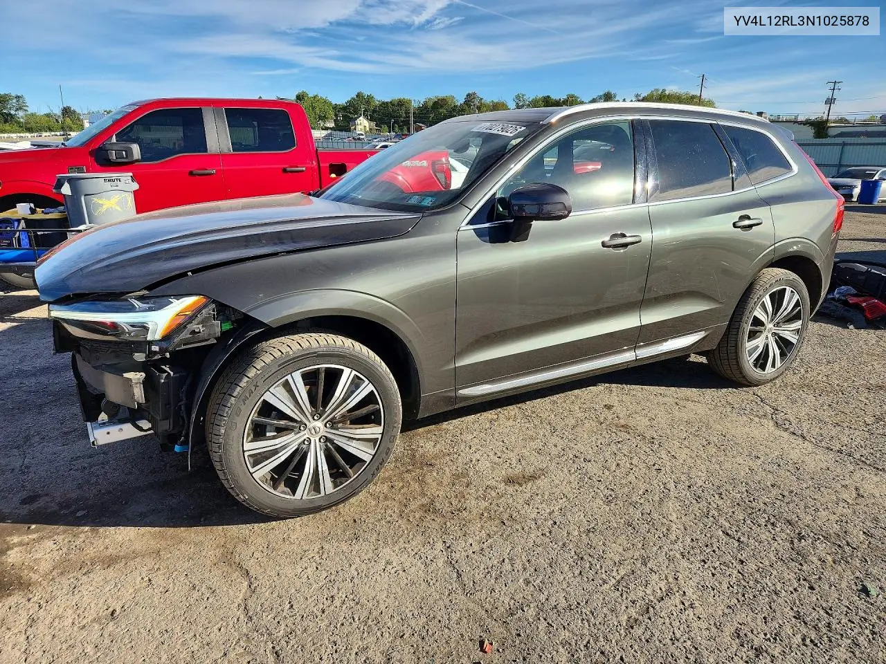 VOLVO XC60 2022, VIN YV4L12RL3N1025878