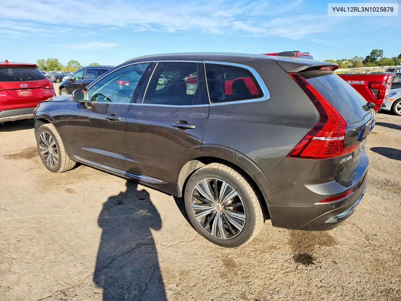 2022 VOLVO XC60 VIN YV4L12RL3N1025878 — фото 2