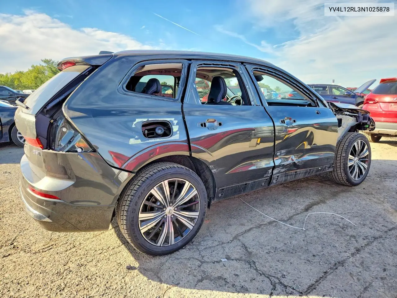 2022 VOLVO XC60 VIN YV4L12RL3N1025878 — фото 3