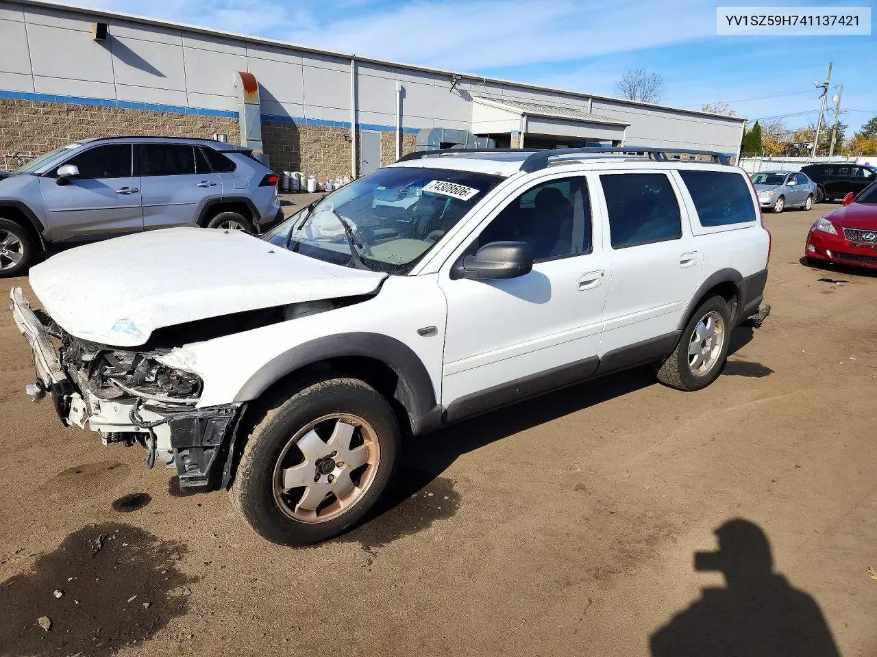 VOLVO XC70 2004, VIN YV1SZ59H741137421
