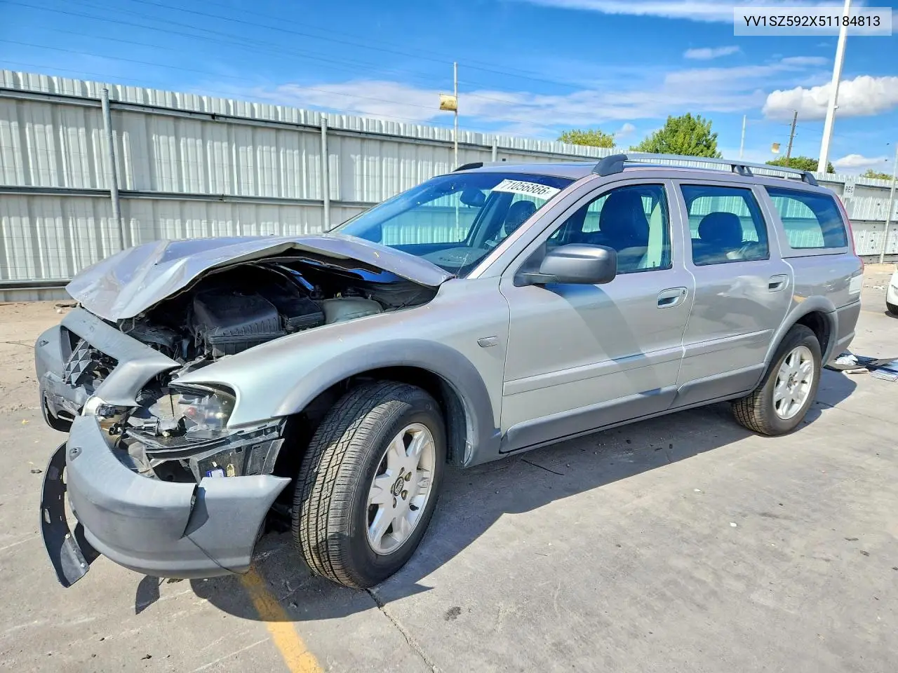 VOLVO XC70 2005, VIN YV1SZ592X51184813