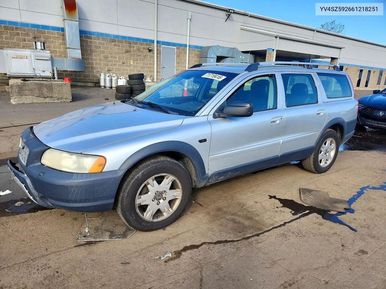 VOLVO XC70 2006, VIN YV4SZ592661218251