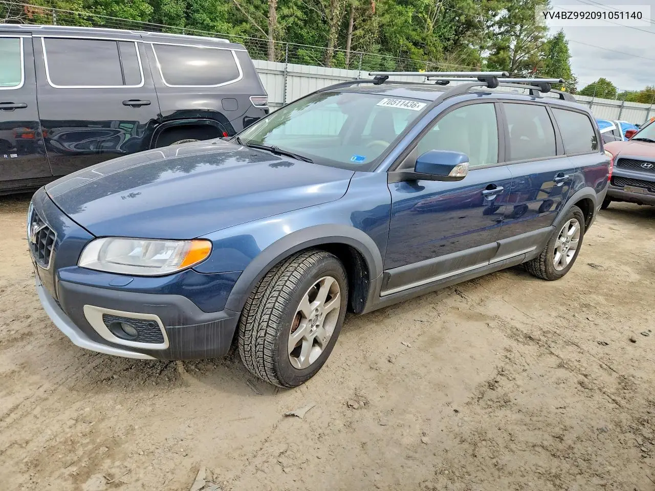 VOLVO XC70 2009, VIN YV4BZ992091051140