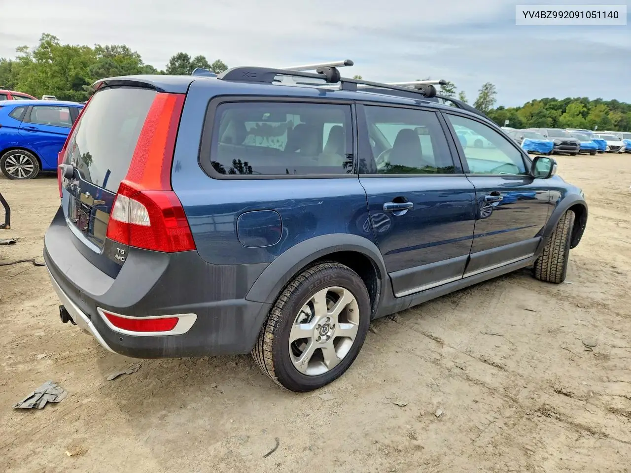 2009 VOLVO XC70 VIN YV4BZ992091051140 — фото 3