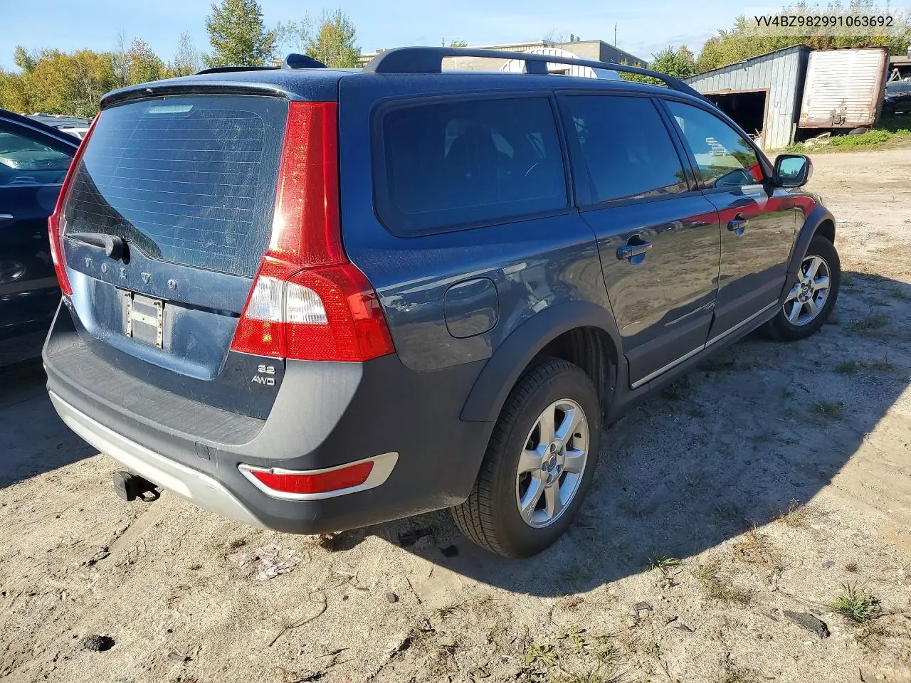 2009 VOLVO XC70 VIN YV4BZ982991063692 — фото 3