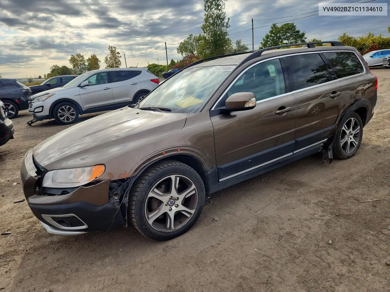 VOLVO XC70 2012, VIN YV4902BZ1C1134610